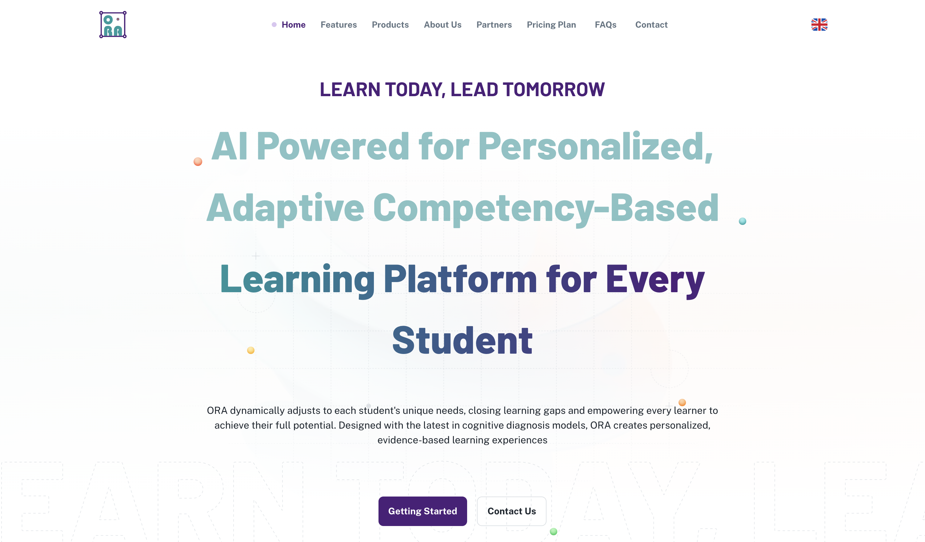 Ora Organization Website