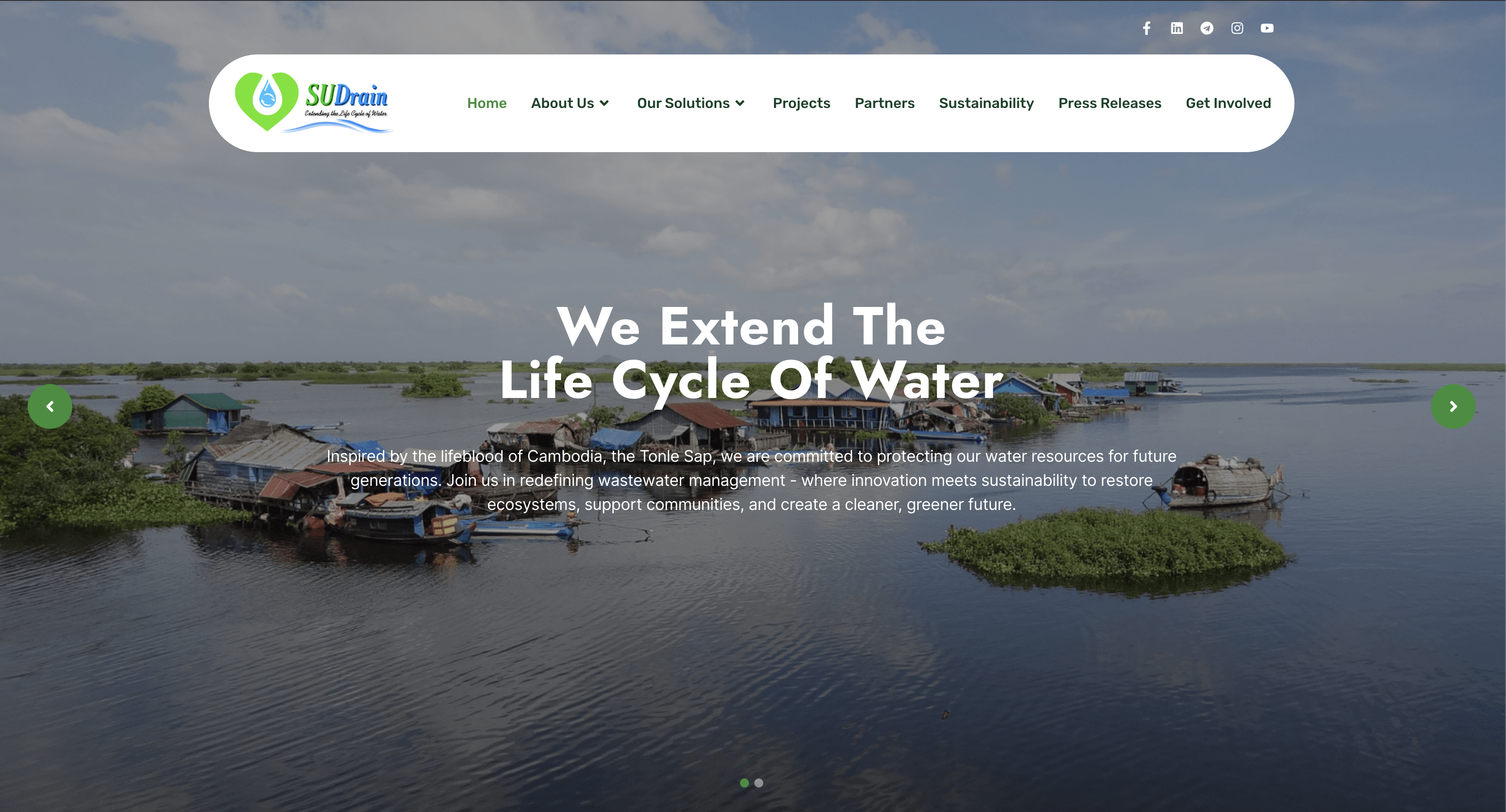 Sudrain Organization Website